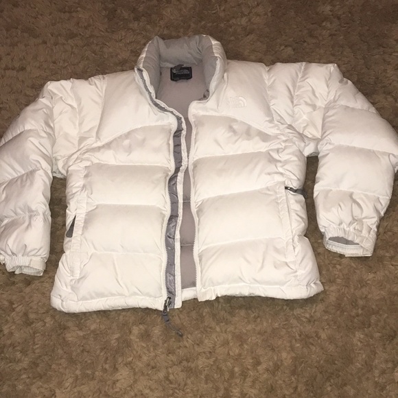 north face 700 white